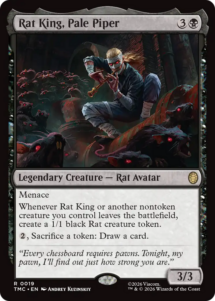Rat King, Pale Piper [Teenage Mutant Ninja Turtles Commander] | Boutique FDB TCG