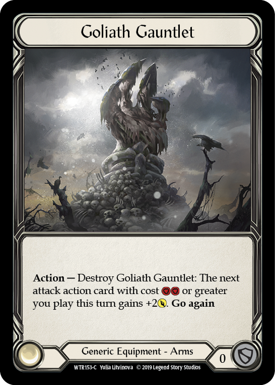 Goliath Gauntlet [WTR153-C] (Welcome to Rathe)  Alpha Print Normal | Boutique FDB TCG