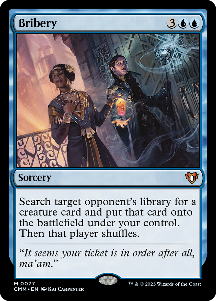 Bribery [Commander Masters] | Boutique FDB TCG