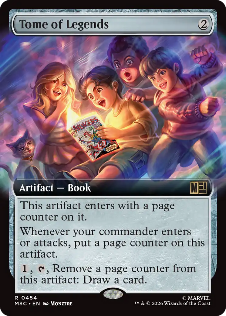 Tome of Legends (Extended Art) [Marvel Super Heroes Commander] | Boutique FDB TCG