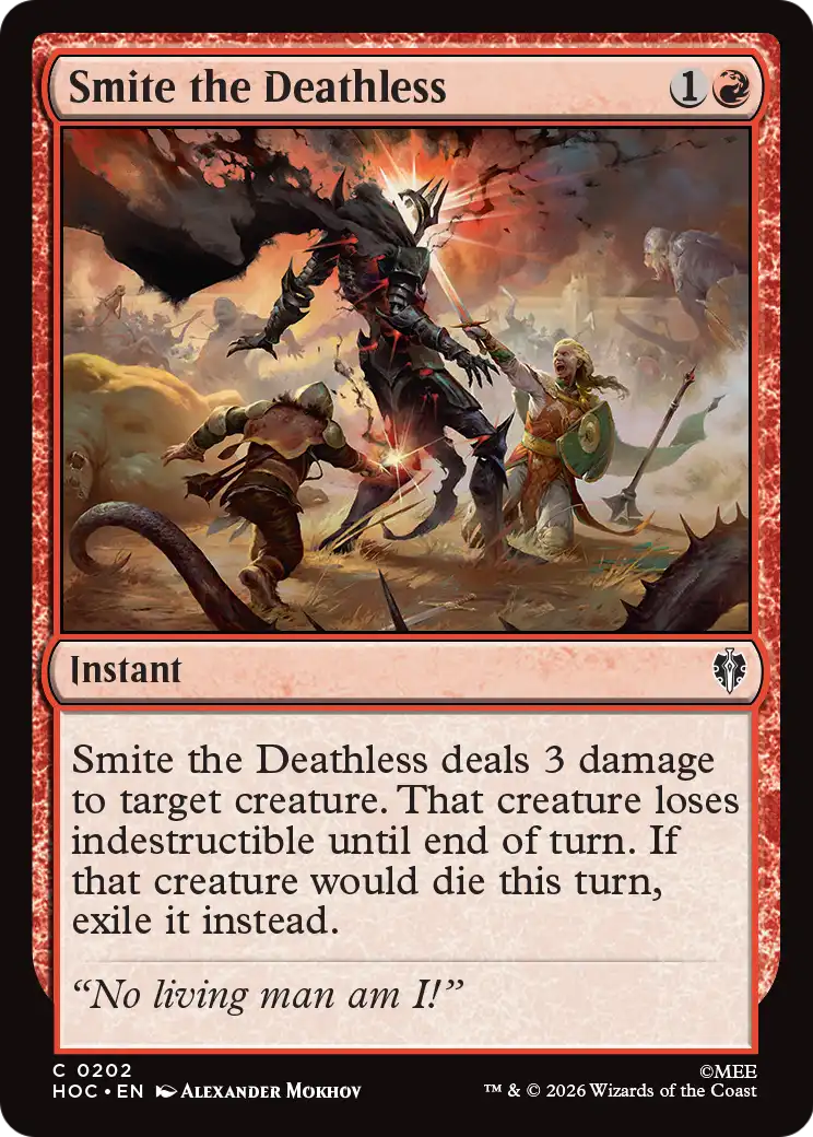 Smite the Deathless [The Hobbit: Eternal-Legal] | Boutique FDB TCG