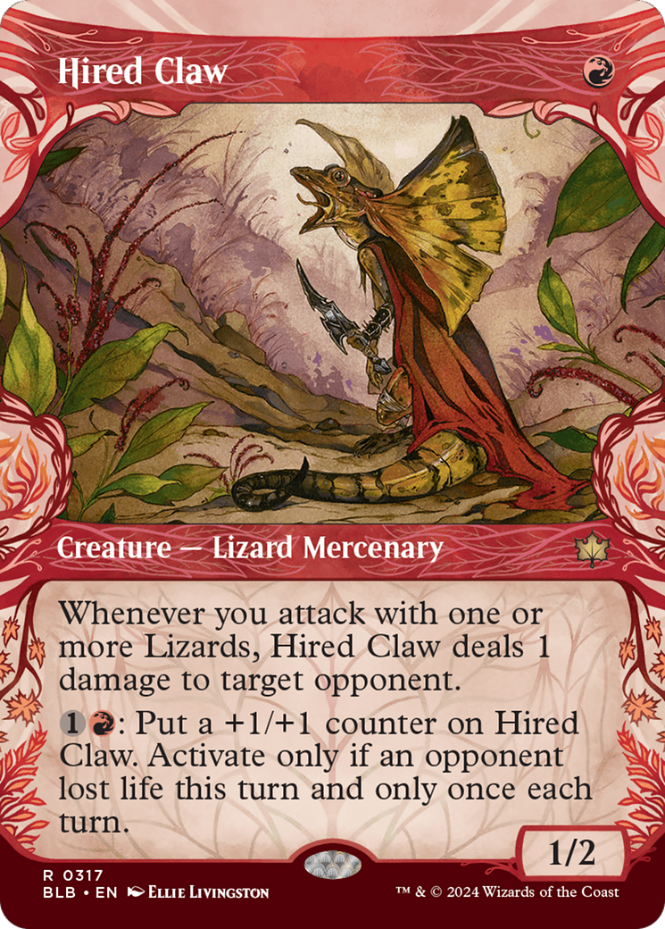 Hired Claw (Showcase) [Bloomburrow] | Boutique FDB TCG