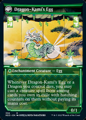 The Dragon-Kami Reborn // Dragon-Kami's Egg (Showcase Soft Glow) [Kamigawa: Neon Dynasty] | Boutique FDB TCG