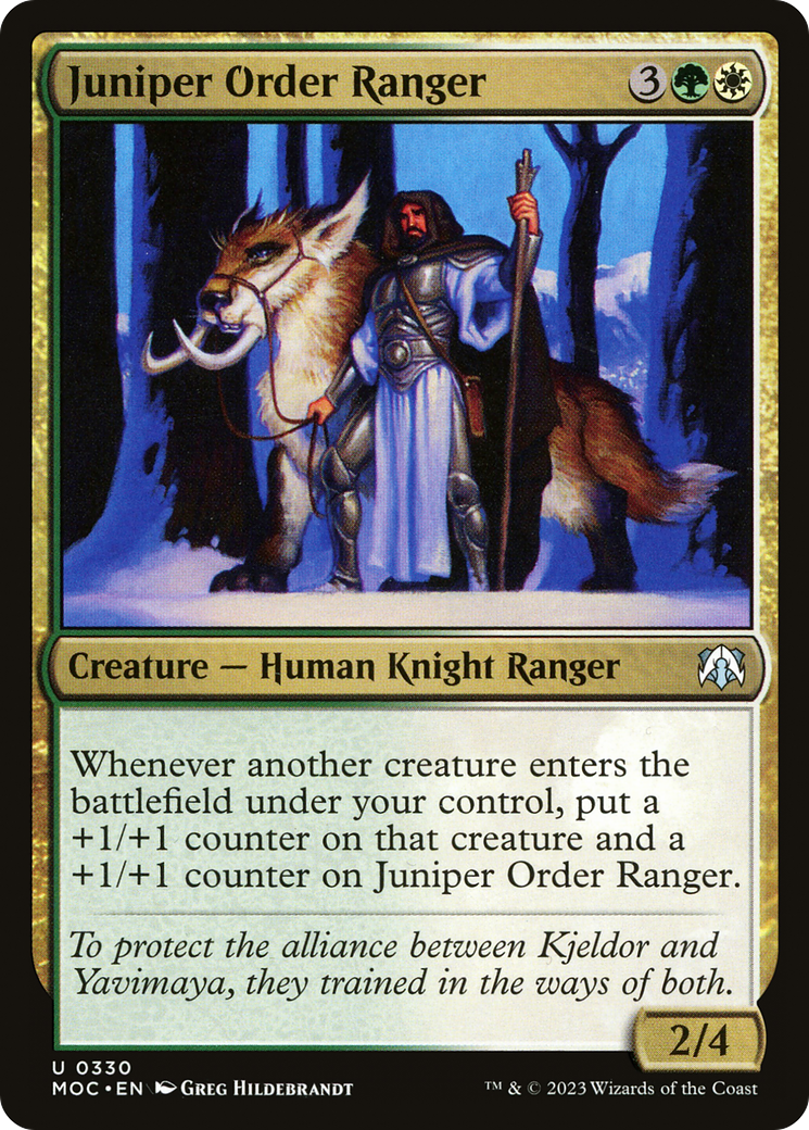 Juniper Order Ranger [March of the Machine Commander] | Boutique FDB TCG