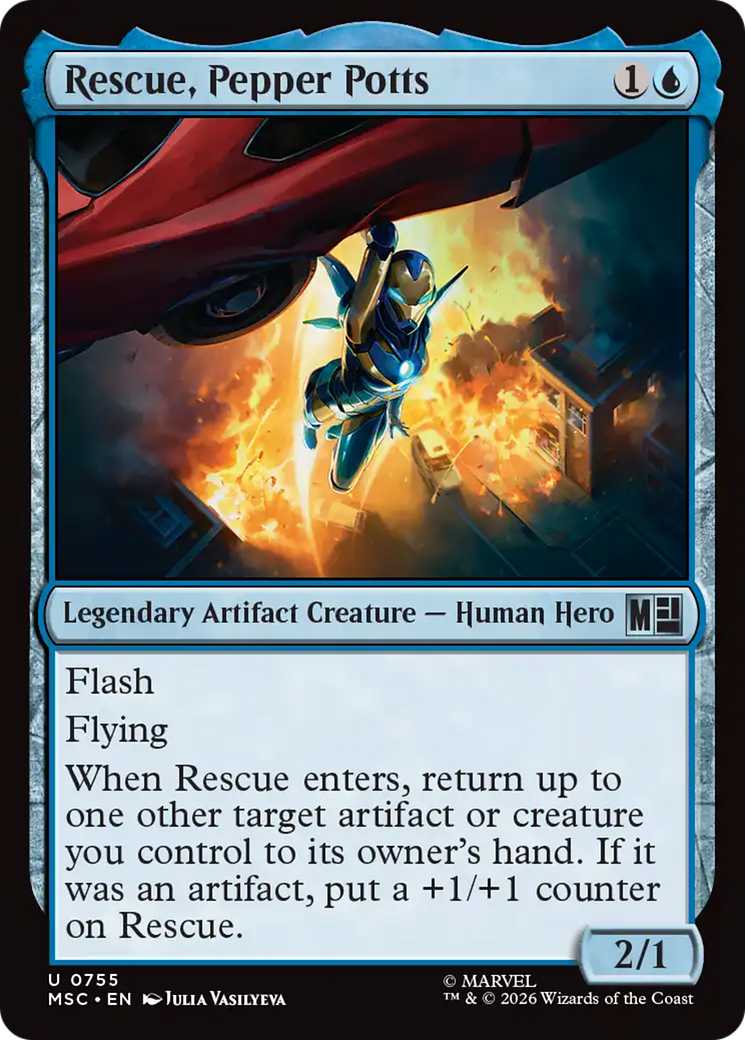 Rescue, Pepper Potts [Marvel Super Heroes Commander] | Boutique FDB TCG