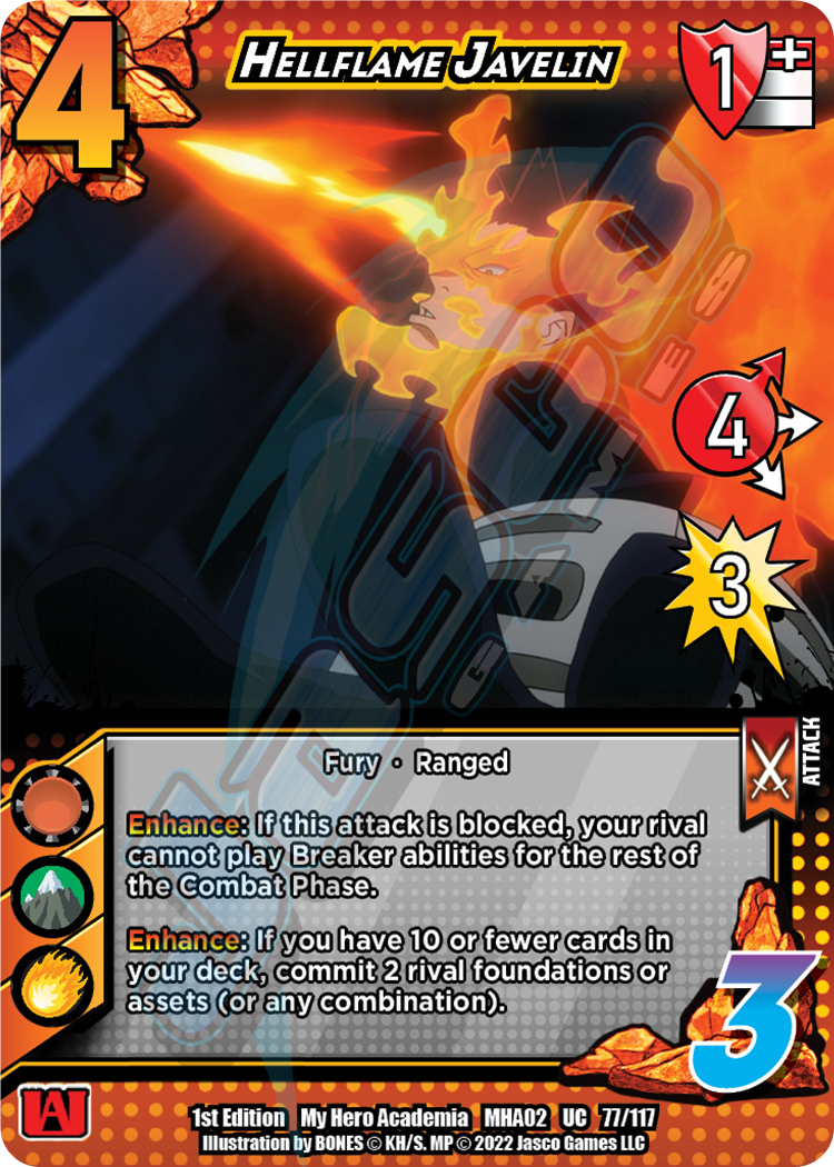 Hellflame Javelin [Crimson Rampage] | Boutique FDB TCG