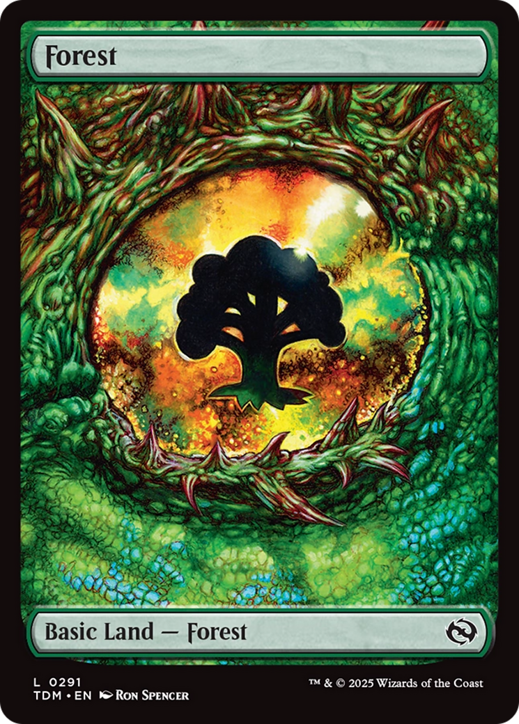 Forest (0291) [Tarkir: Dragonstorm] | Boutique FDB TCG