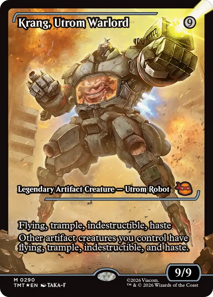 Krang, Utrom Warlord (Showcase) [Teenage Mutant Ninja Turtles] | Boutique FDB TCG