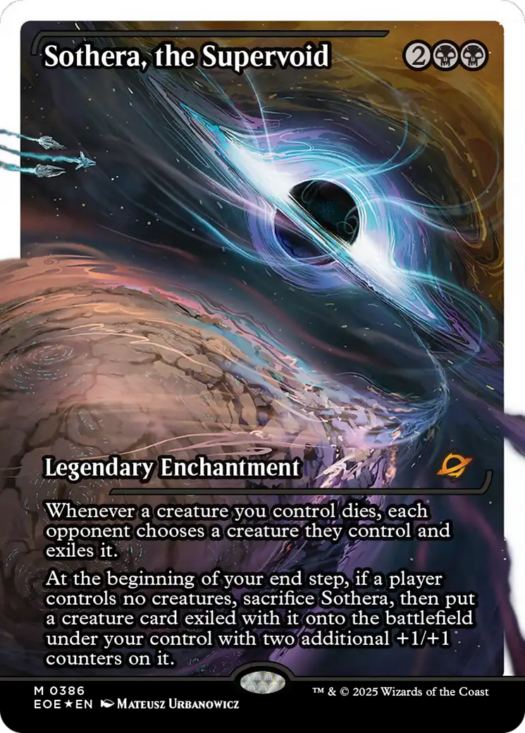 Sothera, the Supervoid (Fracture Foil) [Edge of Eternities] | Boutique FDB TCG