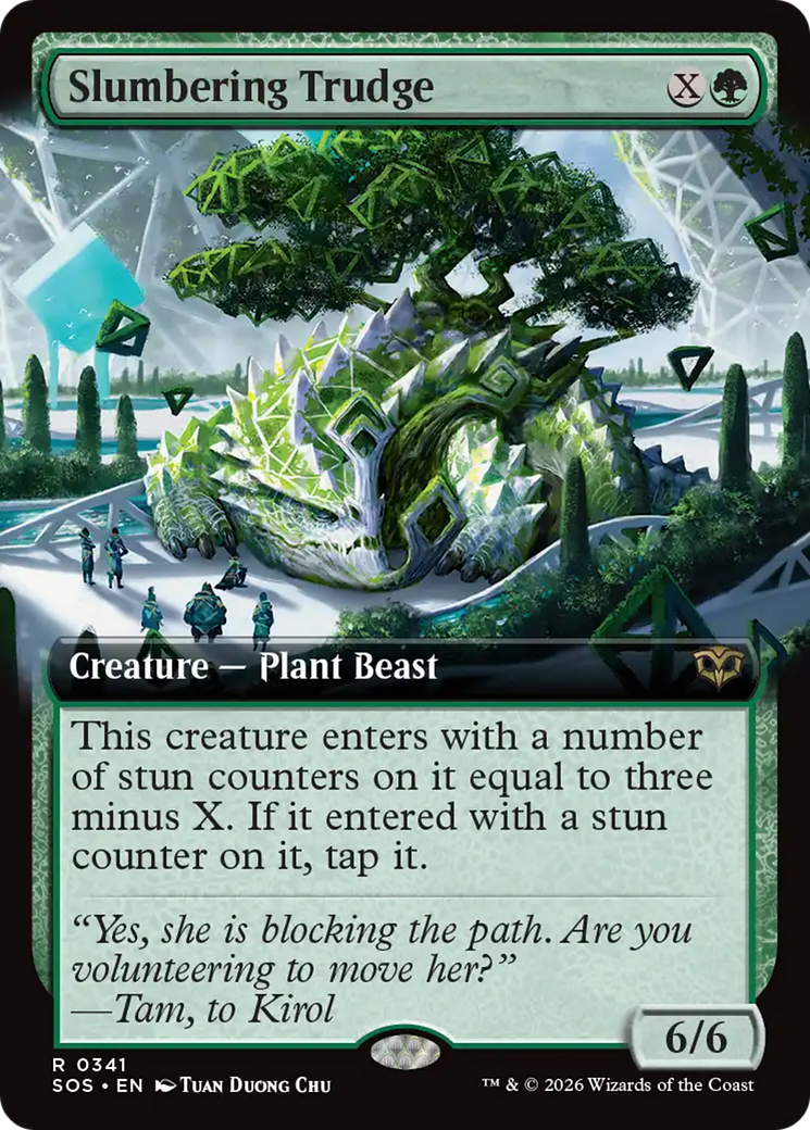 Slumbering Trudge (Extended Art) [Secrets of Strixhaven] | Boutique FDB TCG