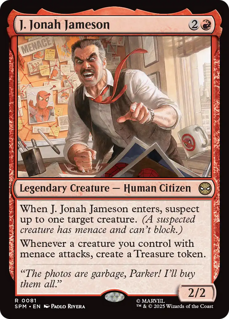 J. Jonah Jameson [Marvel's Spider-Man] | Boutique FDB TCG