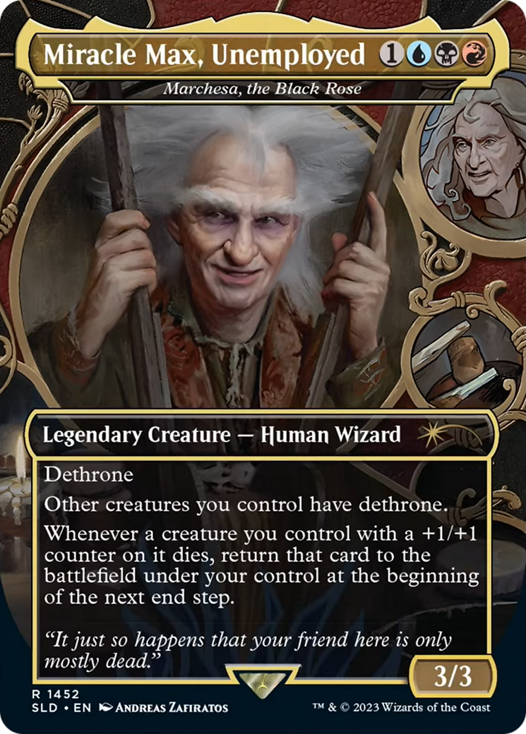 Miracle Max, Unemployed - Marchesa, the Black Rose [Secret Lair Drop Series] | Boutique FDB TCG