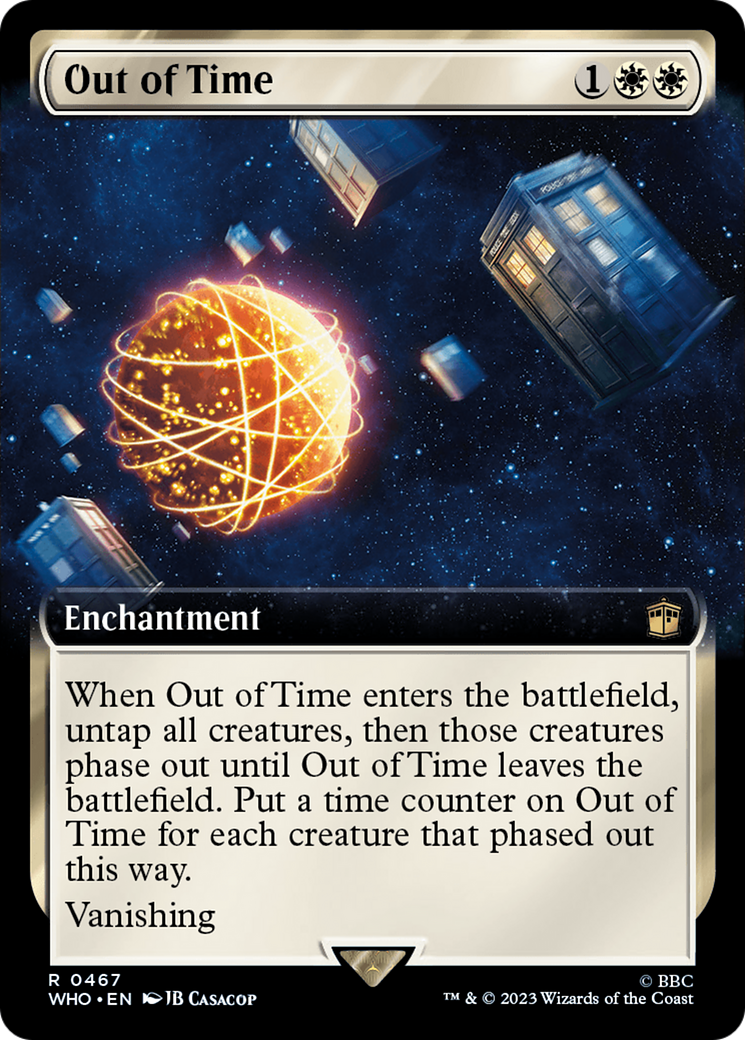 Out of Time (Extended Art) [Doctor Who] | Boutique FDB TCG