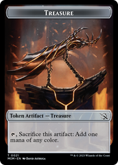 Treasure (21) // Phyrexian Saproling Double-Sided Token [March of the Machine Tokens] | Boutique FDB TCG