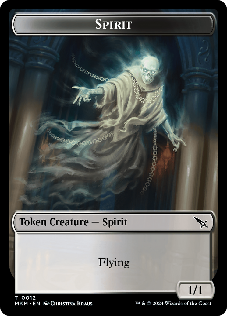 Thopter (0020) // Spirit Double-Sided Token [Murders at Karlov Manor Tokens] | Boutique FDB TCG