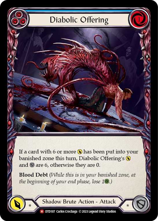 Diabolic Offering [DTD107] (Dusk Till Dawn) | Boutique FDB TCG