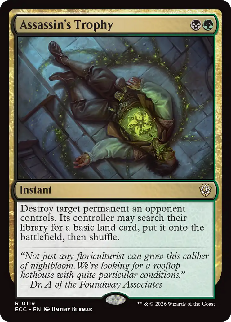 Assassin's Trophy [Lorwyn Eclipsed Commander] | Boutique FDB TCG