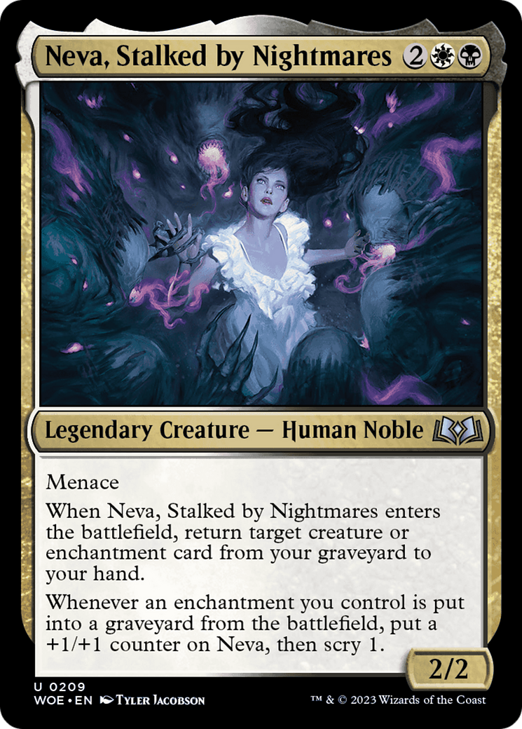 Neva, Stalked by Nightmares [Wilds of Eldraine] | Boutique FDB TCG