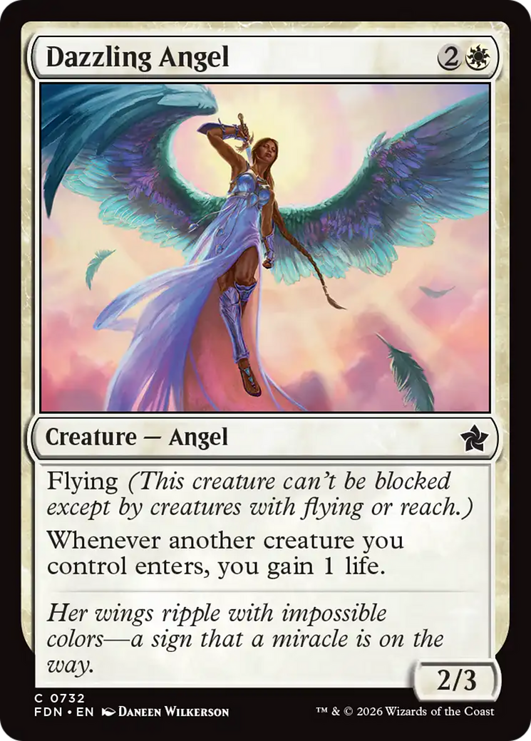 Dazzling Angel (0732) [Foundations] | Boutique FDB TCG