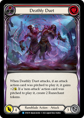 Deathly Duet (Red) [DYN176] (Dynasty)  Rainbow Foil | Boutique FDB TCG