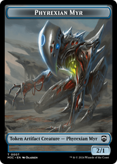 Phyrexian Myr // Servo Double-Sided Token [Modern Horizons 3 Commander Tokens] | Boutique FDB TCG