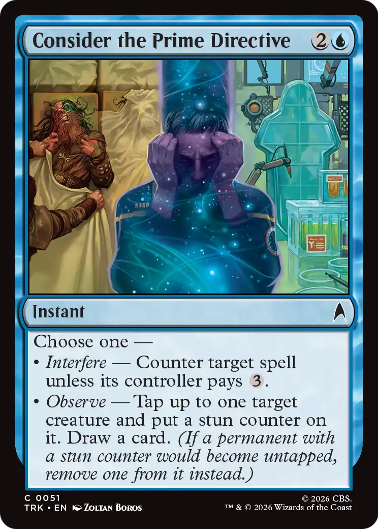 Consider the Prime Directive [Star Trek] | Boutique FDB TCG