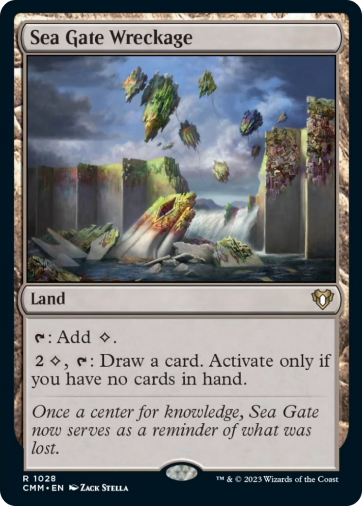 Sea Gate Wreckage [Commander Masters] | Boutique FDB TCG