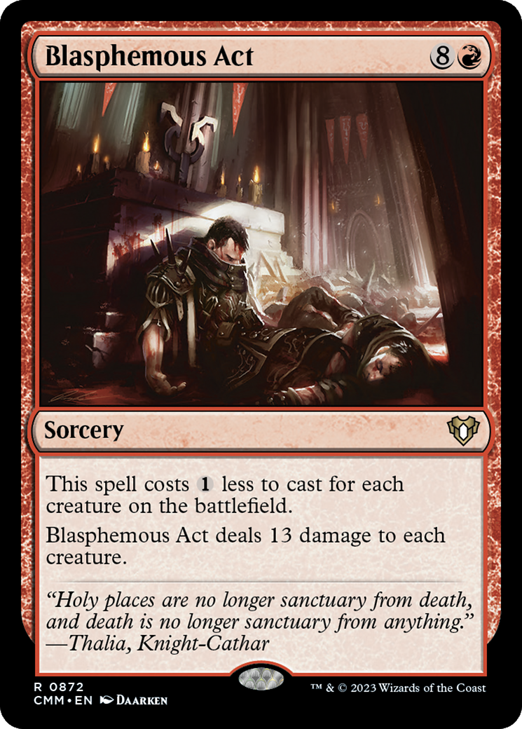 Blasphemous Act [Commander Masters] | Boutique FDB TCG
