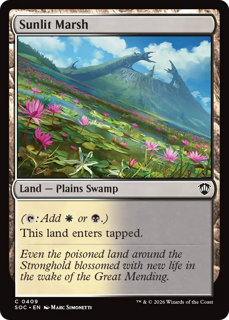 Sunlit Marsh [Secrets of Strixhaven Commander] | Boutique FDB TCG