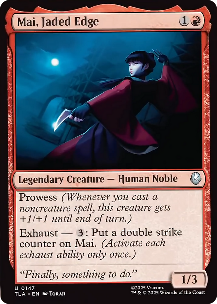 Mai, Jaded Edge [Avatar: The Last Airbender] | Boutique FDB TCG