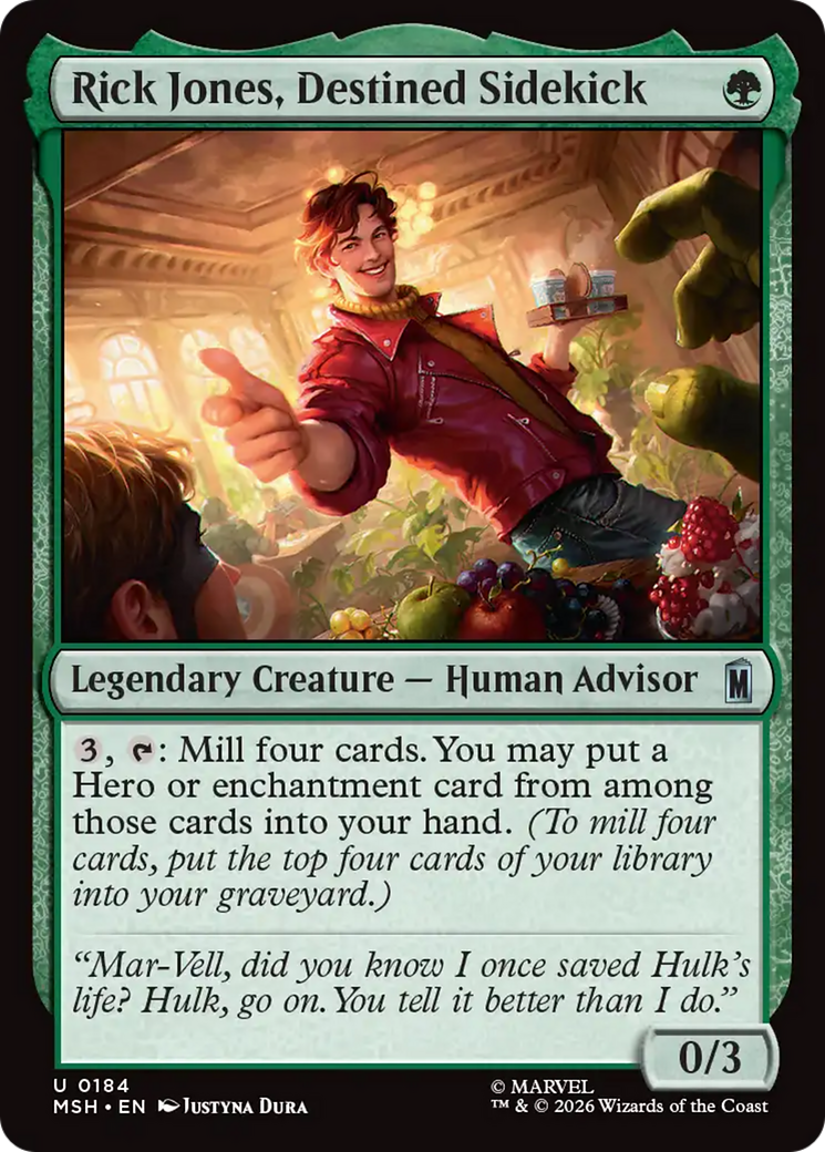 Rick Jones, Destined Sidekick [Marvel Super Heroes] | Boutique FDB TCG