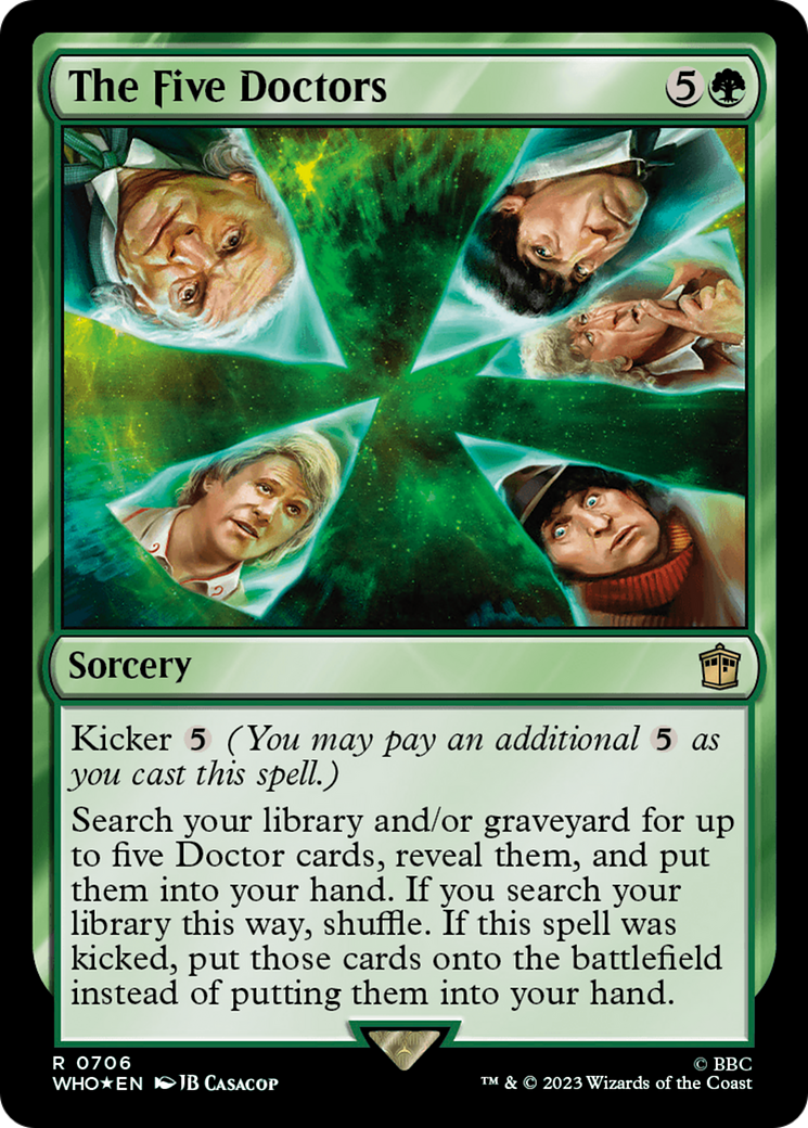 The Five Doctors (Surge Foil) [Doctor Who] | Boutique FDB TCG