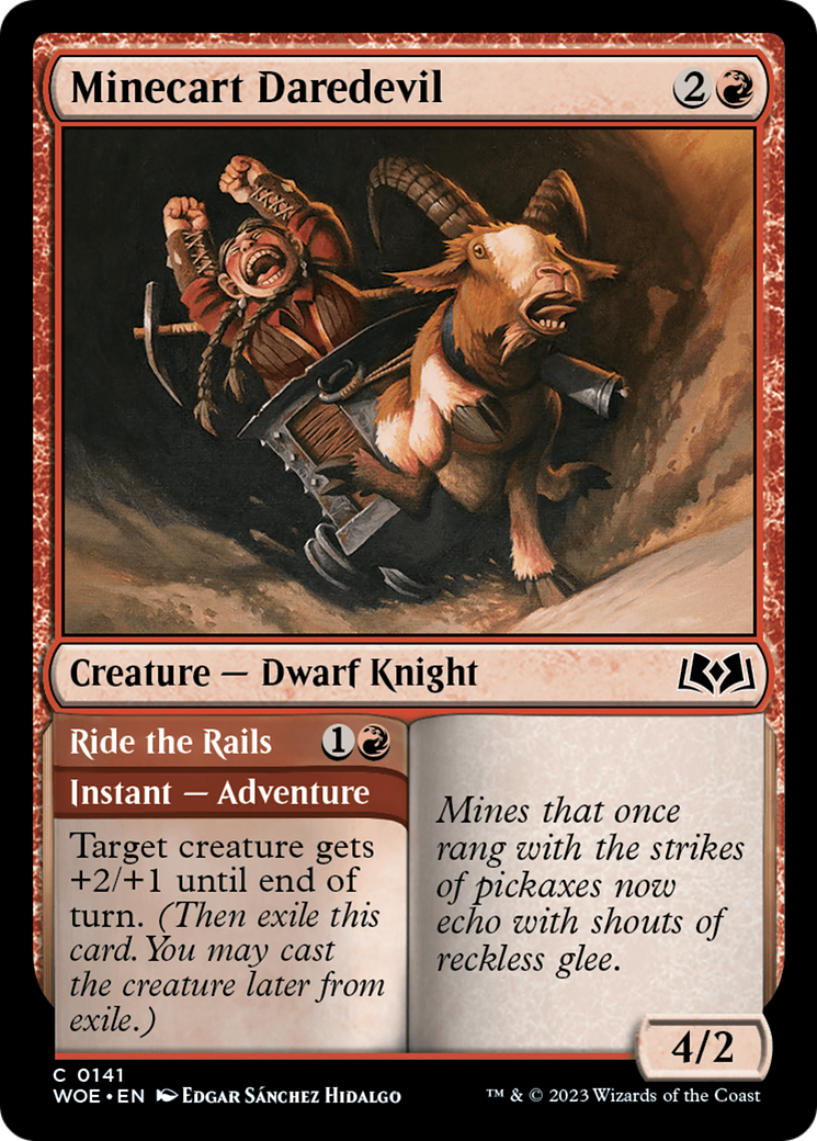 Minecart Daredevil // Ride the Rails [Wilds of Eldraine] | Boutique FDB TCG