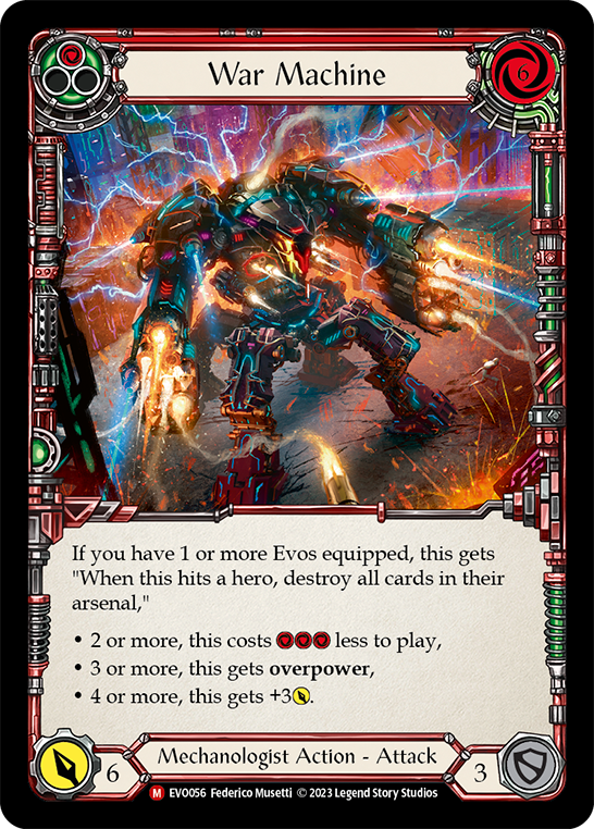 War Machine [EVO056] (Bright Lights) | Boutique FDB TCG