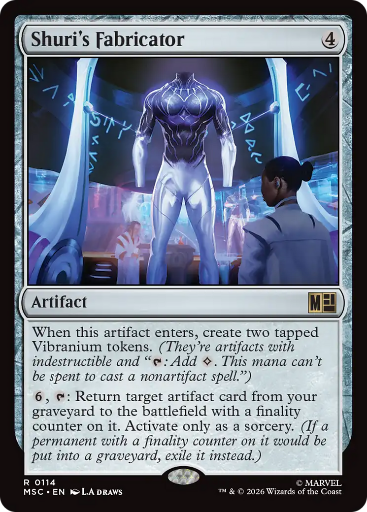 Shuri's Fabricator [Marvel Super Heroes Commander] | Boutique FDB TCG