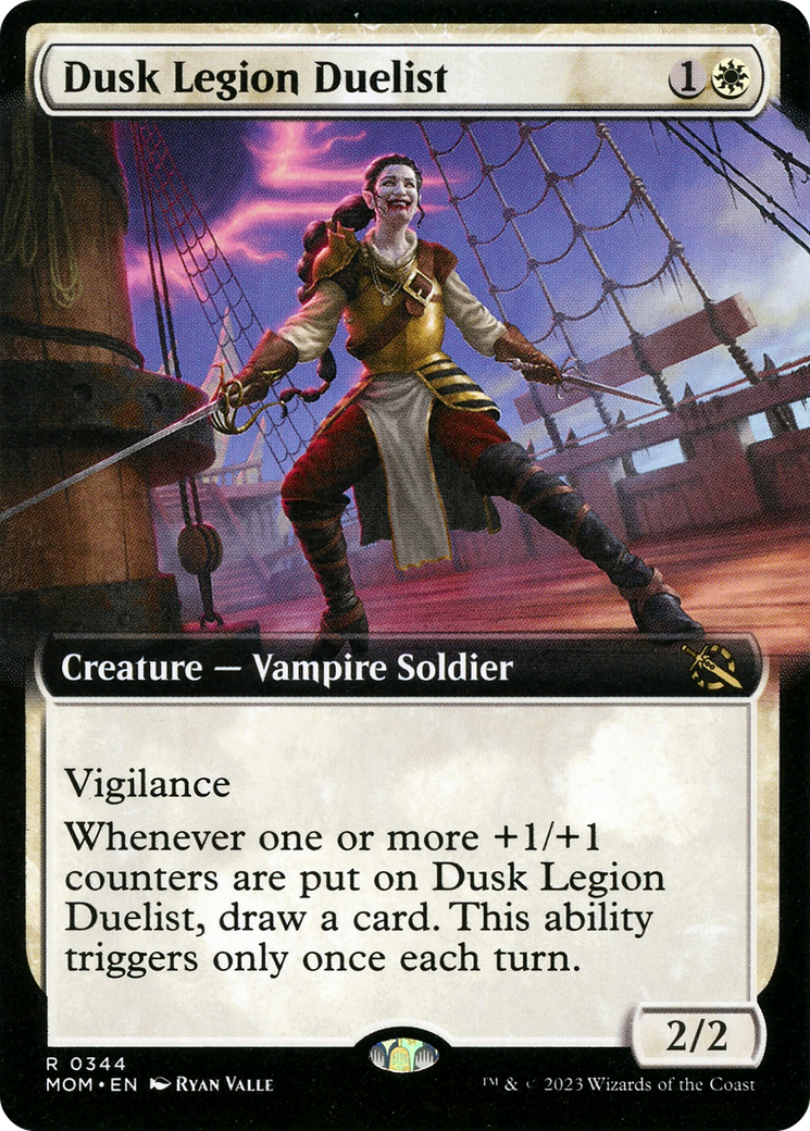 Dusk Legion Duelist (Extended Art) [March of the Machine] | Boutique FDB TCG