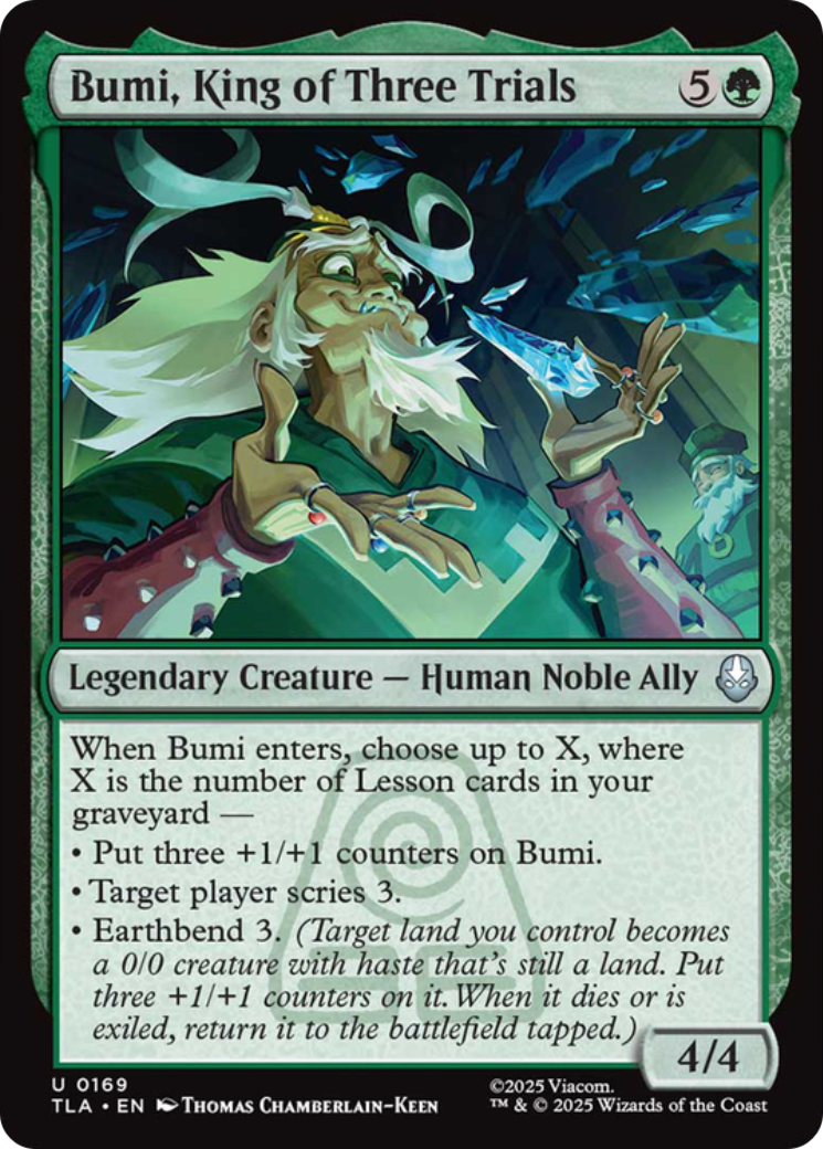 Bumi, King of Three Trials [Avatar: The Last Airbender] | Boutique FDB TCG