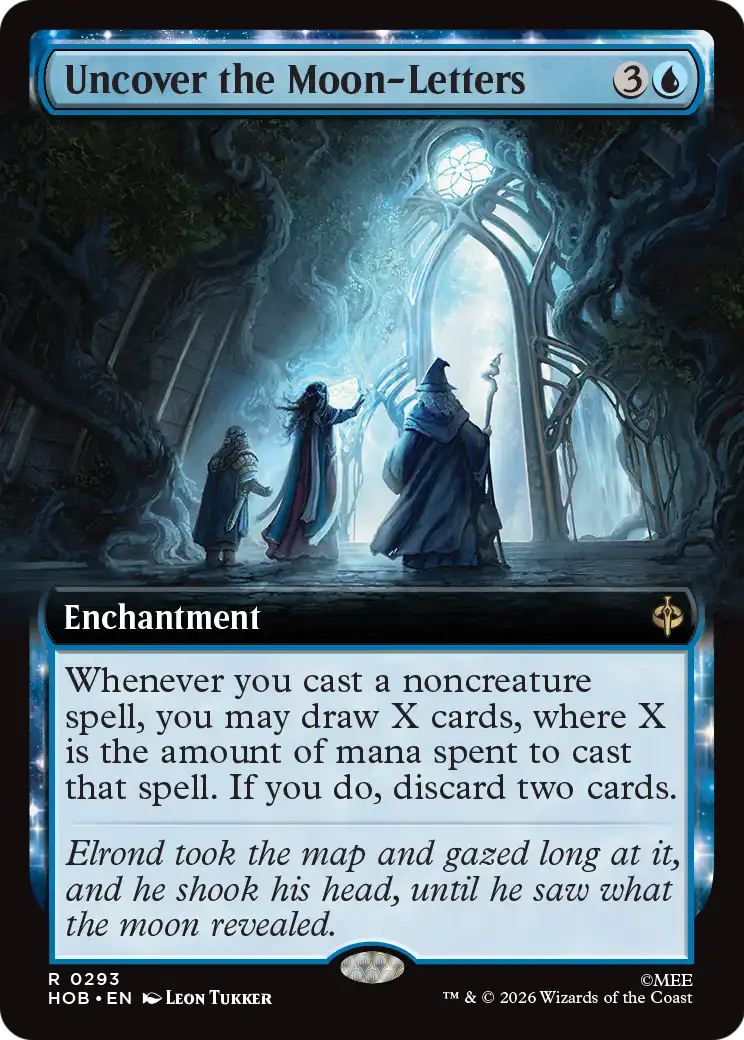 Uncover the Moon-Letters (Extended Art) [The Hobbit] | Boutique FDB TCG