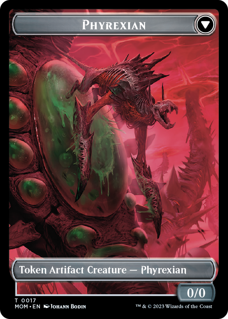 Incubator // Phyrexian (17) Double-Sided Token [March of the Machine Tokens] | Boutique FDB TCG