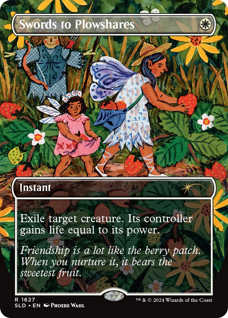 Swords to Plowshares (1627) (Rainbow Foil) [Secret Lair Drop Series] | Boutique FDB TCG