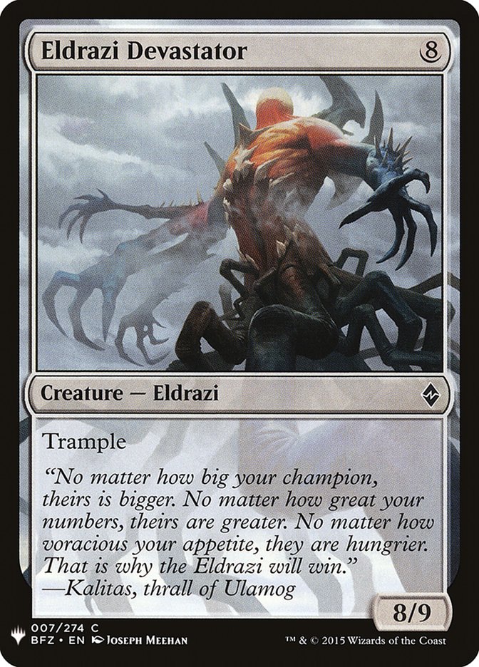 Eldrazi Devastator [Mystery Booster] | Boutique FDB TCG