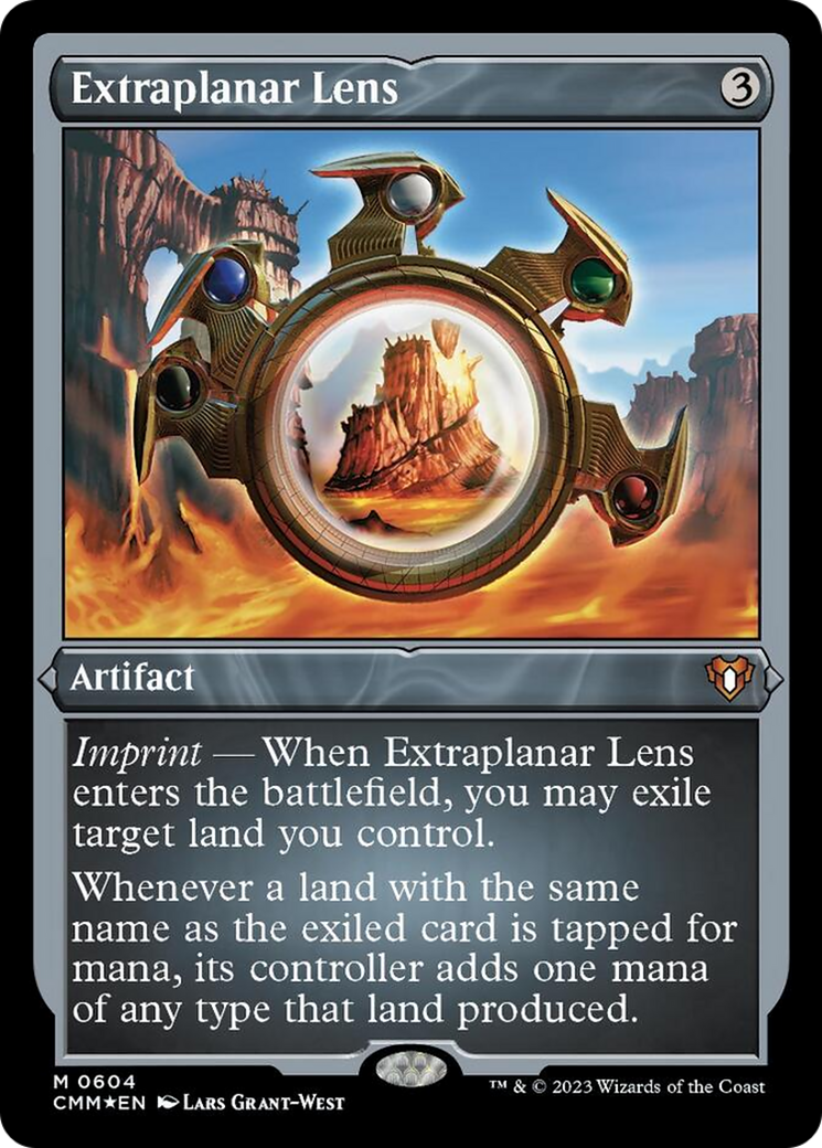 Extraplanar Lens (Foil Etched) [Commander Masters] | Boutique FDB TCG