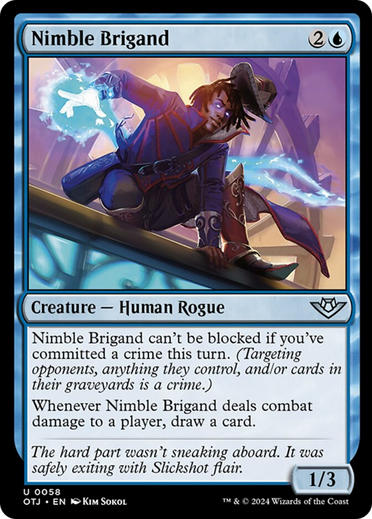 Nimble Brigand [Outlaws of Thunder Junction] | Boutique FDB TCG