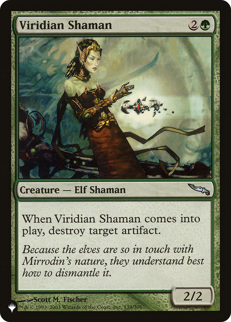 Viridian Shaman [The List Reprints] | Boutique FDB TCG