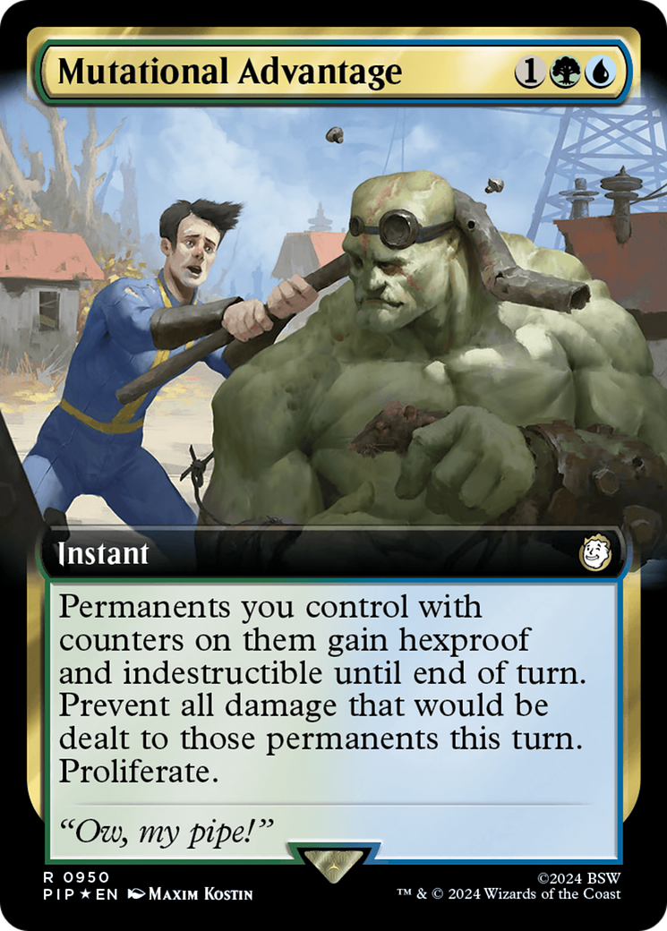 Mutational Advantage (Extended Art) (Surge Foil) [Fallout] | Boutique FDB TCG