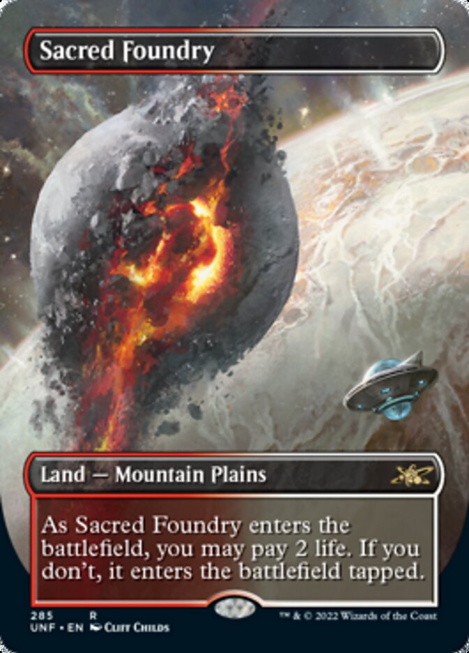 Sacred Foundry (Borderless) [Unfinity] | Boutique FDB TCG