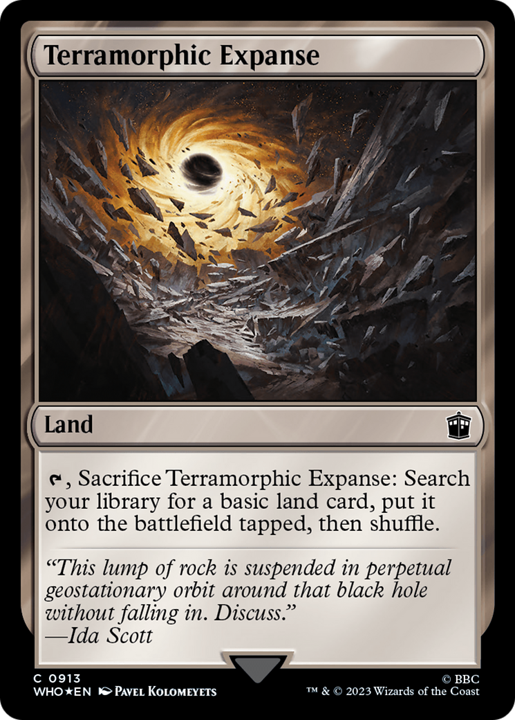 Terramorphic Expanse (Surge Foil) [Doctor Who] | Boutique FDB TCG