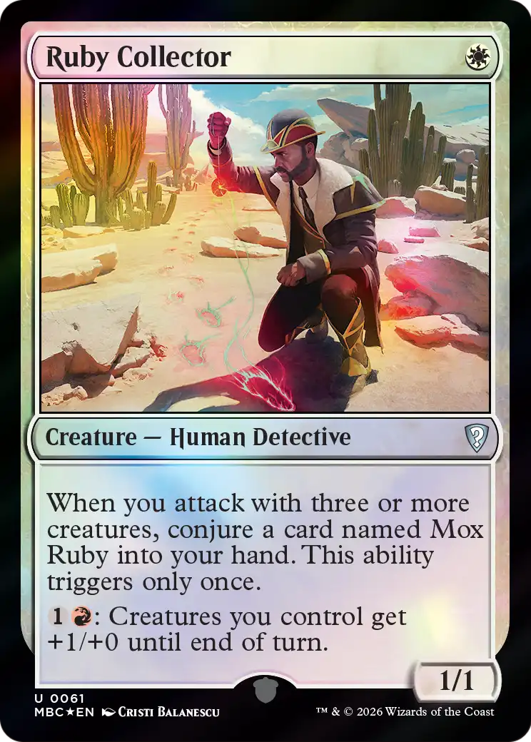 Ruby Collector [Mystery Booster: Commander Edition] | Boutique FDB TCG