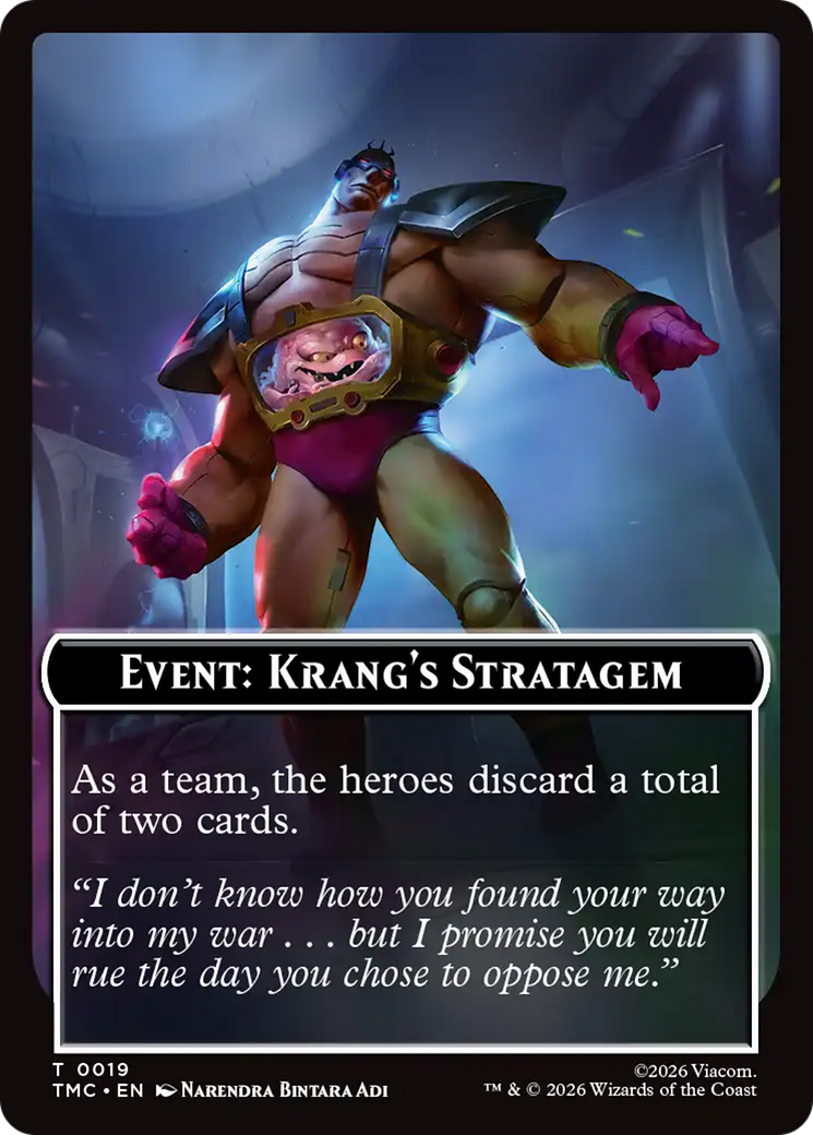 Event: Krang's Stratagem [Teenage Mutant Ninja Turtles Commander Tokens] | Boutique FDB TCG