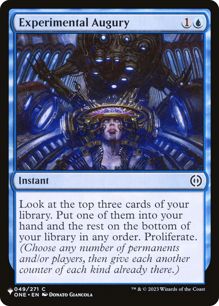 Experimental Augury [The List] | Boutique FDB TCG
